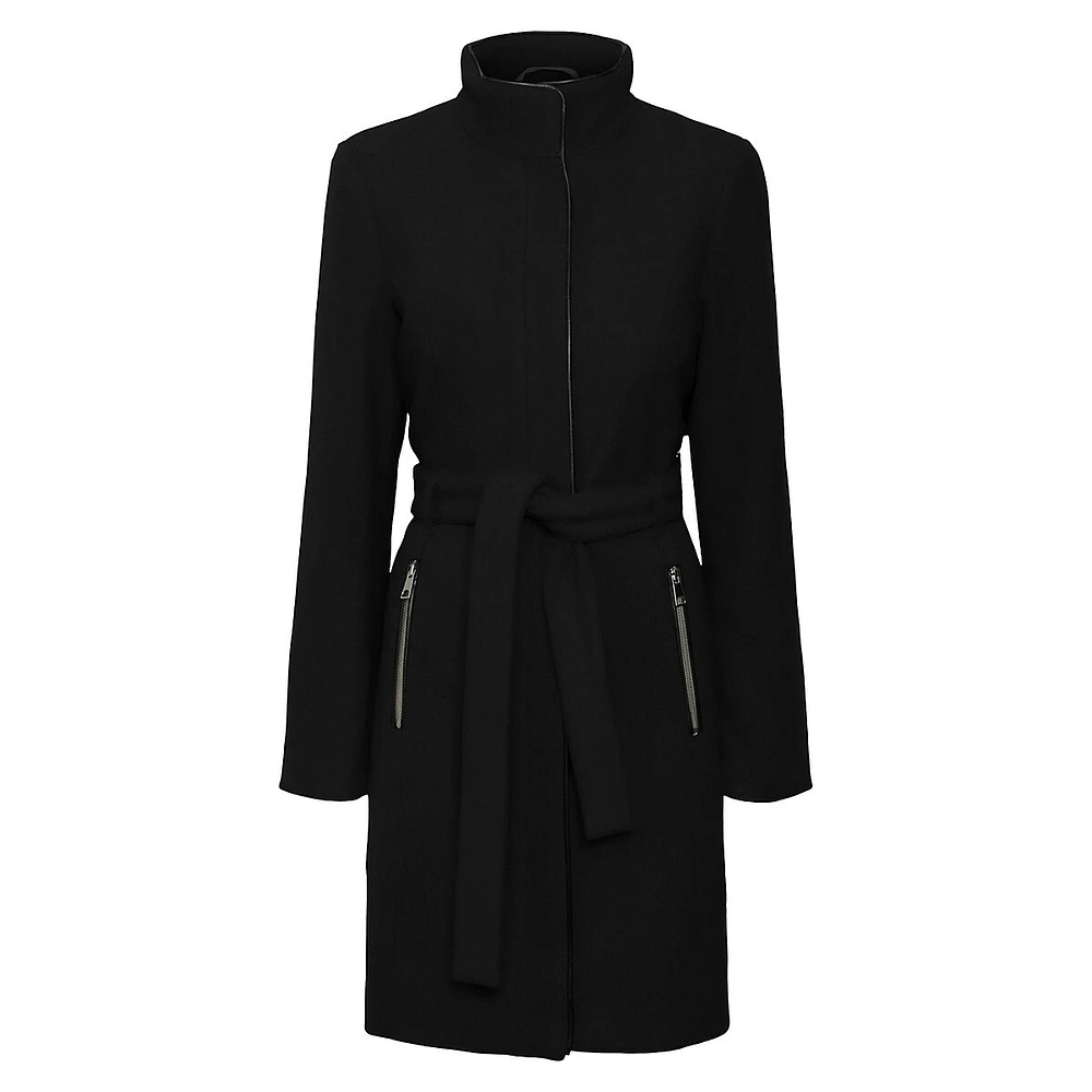 Class Bessy High-Neck Belted Coat