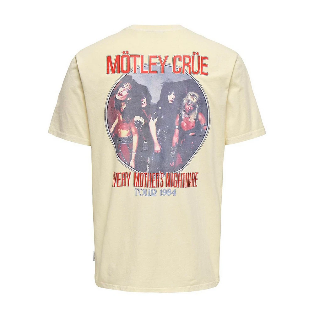 Mötley Crüe Every Mother's Nightmare 1984 Tour Graphic T-Shirt