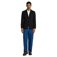 Glen Washed Organic Cotton Blazer