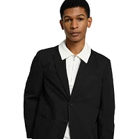 Glen Washed Organic Cotton Blazer