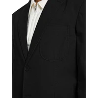 Glen Washed Organic Cotton Blazer