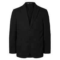 Glen Washed Organic Cotton Blazer