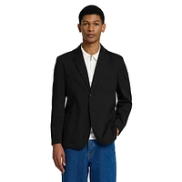 Glen Washed Organic Cotton Blazer