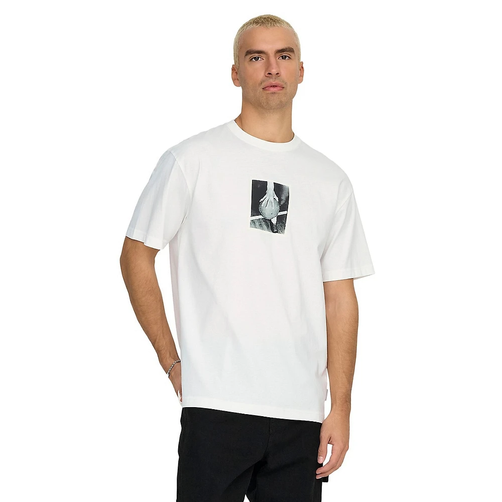 Dash Basketball-Graphic Organic Cotton T-Shirt