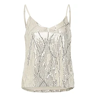 Ellen Sequined Camisole Top