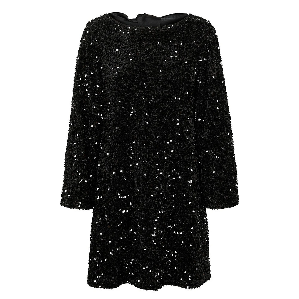 Sequin Shift Dress