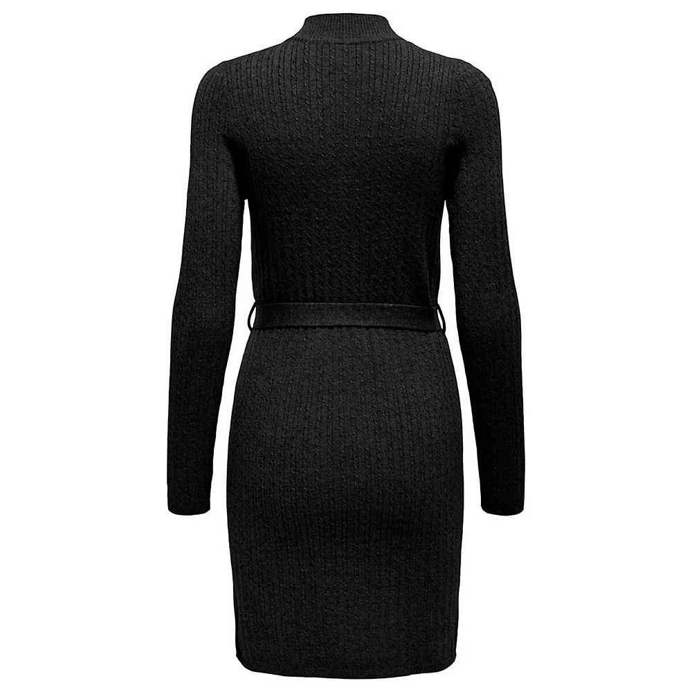 Belted Knit Dress