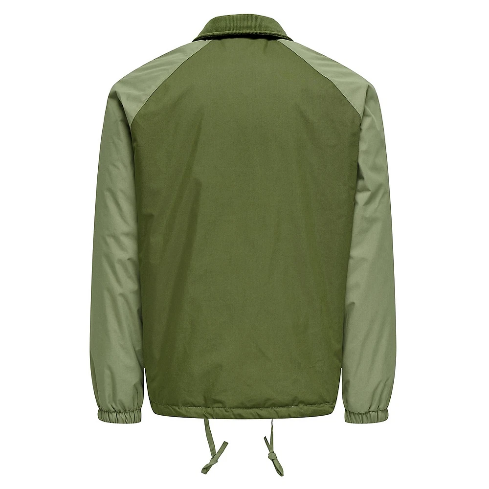 Gomes Cotton & Nylon Zip Jacket