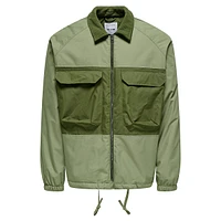 Gomes Cotton & Nylon Zip Jacket