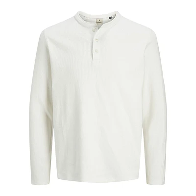 Long-Sleeve Henley T-Shirt