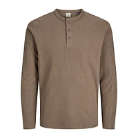 Long-Sleeve Henley T-Shirt