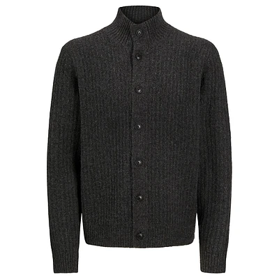 Howell Flat-Knit Cardigan Sweater