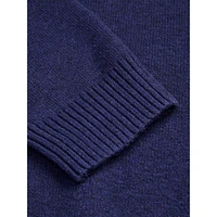Flat-Knit Pullover Sweater