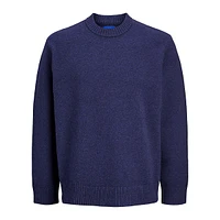 Flat-Knit Pullover Sweater