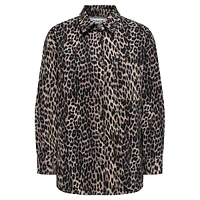 Anlie Leopard-Print Overshirt