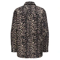 Anlie Leopard-Print Overshirt