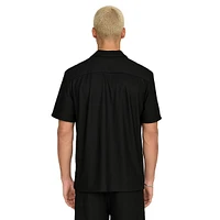 Kari Plissé-Textured Short-Sleeve Shirt