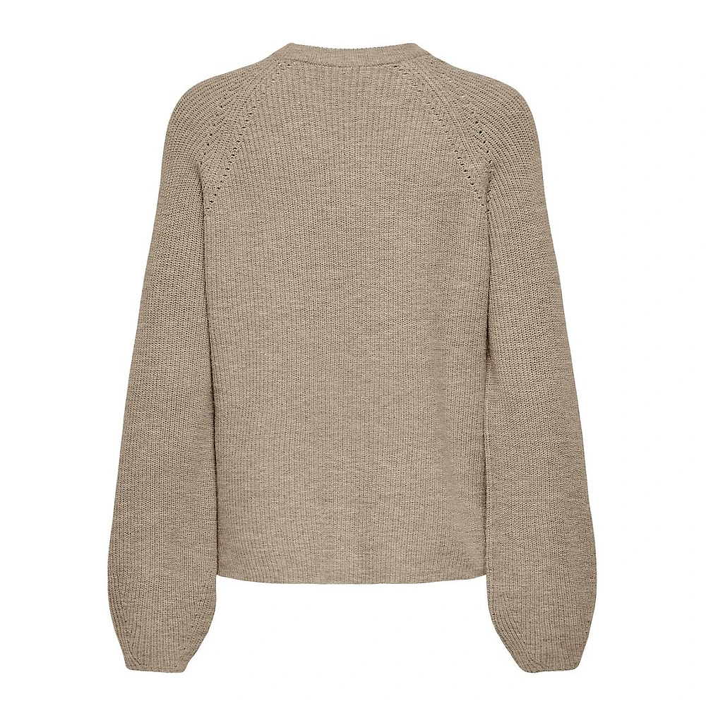 Fia Raglan Bell-Sleeve Sweater