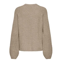 Fia Raglan Bell-Sleeve Sweater