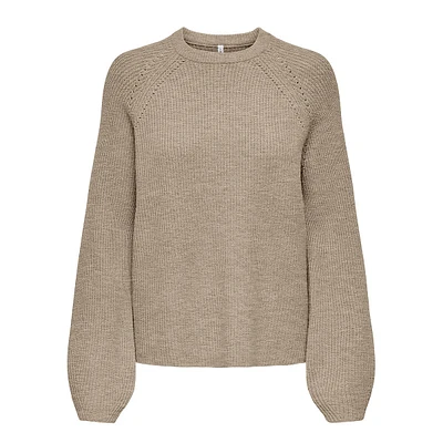 Fia Raglan Bell-Sleeve Sweater