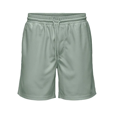 Tel Plizze Drawstring Shorts