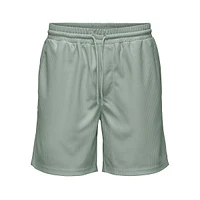 Tel Plizze Drawstring Shorts