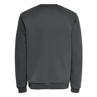 Crewneck Cotton-Blend Fleece Sweatshirt