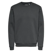 Crewneck Cotton-Blend Fleece Sweatshirt