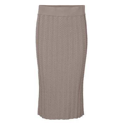 Jenny Rib-Knit Midi Skirt