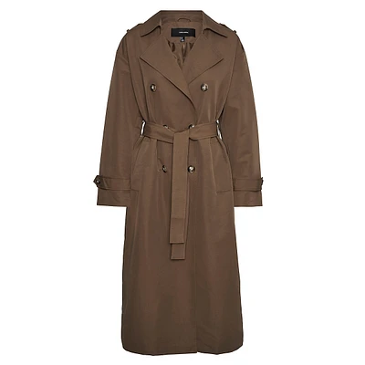 Long Softshell Trench Coat