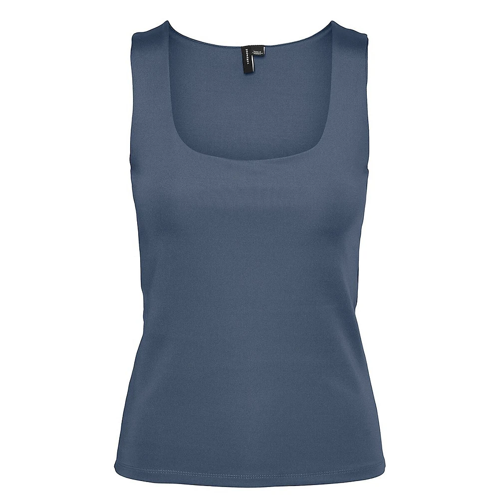 Square-Neck Tank Top