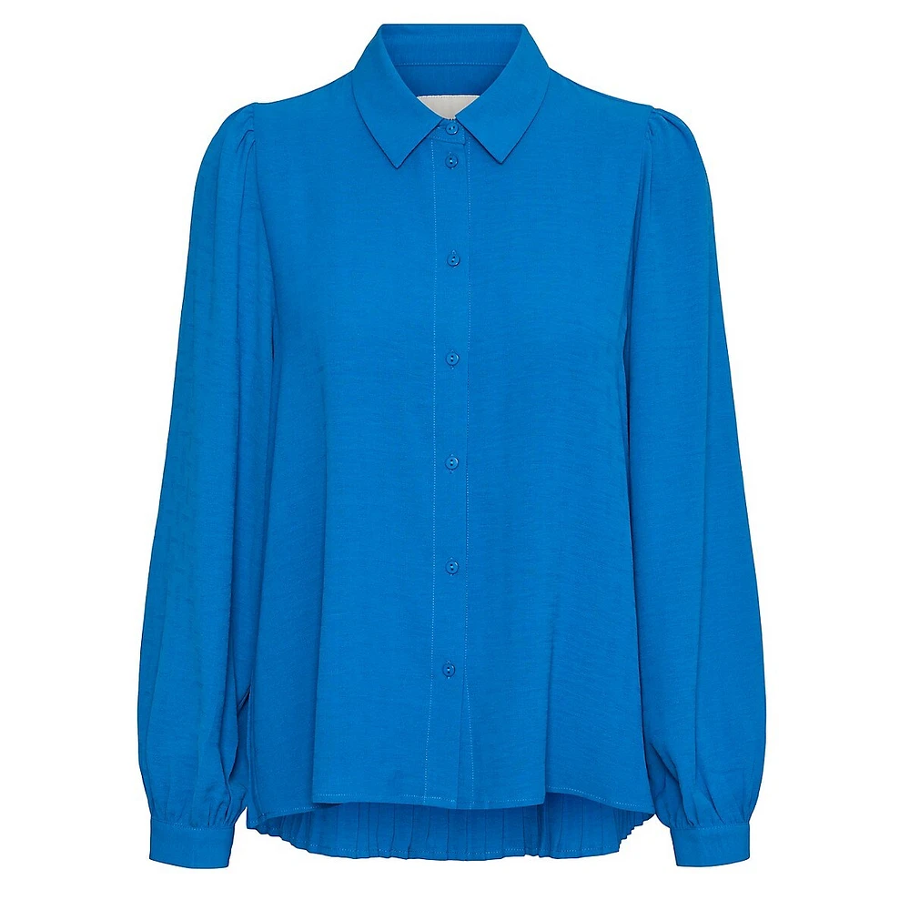 Varia Textured Puff-Sleeve Shirt