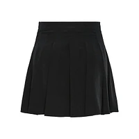 Julina Pleated Woven Mini Skirt