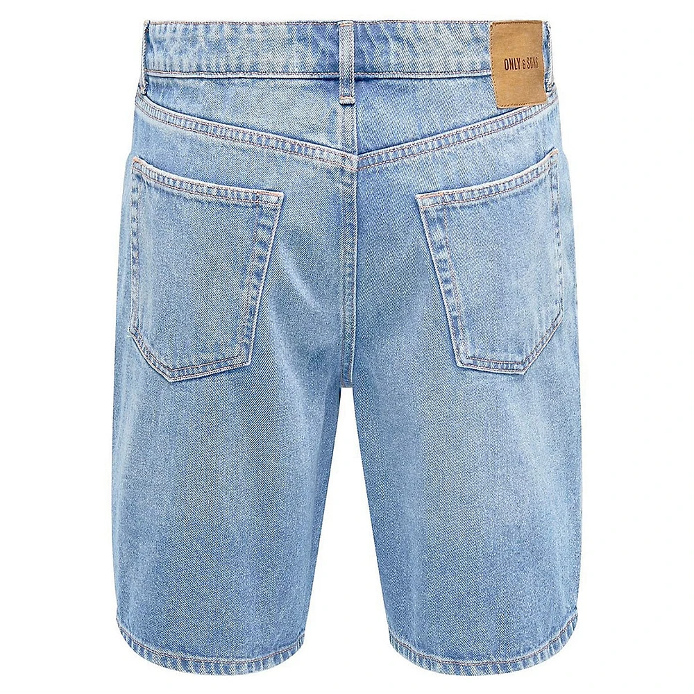 Fade Loose Denim Shorts