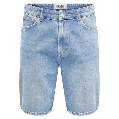 Fade Loose Denim Shorts