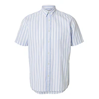 Cotton & Linen Short-Sleeve Shirt