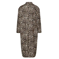 Savannah Leopard-Print Coat