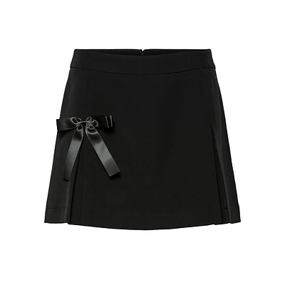 Fanni Bow-Trim Mini Skirt