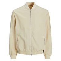Leister Cotton-Linen Bomber Jacket