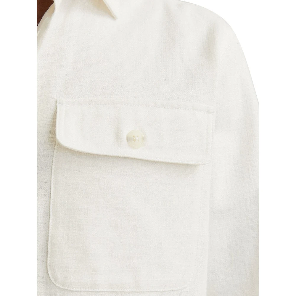 Raymond Cotton-Linen Overshirt