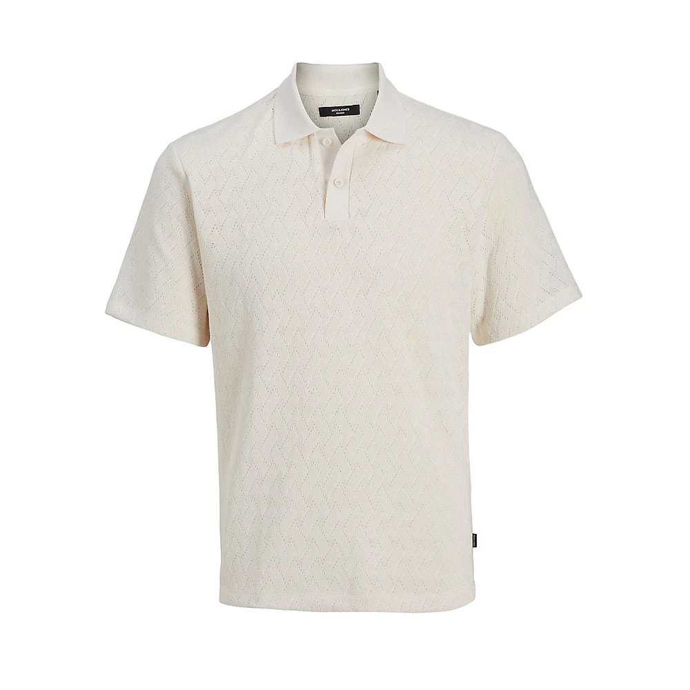 Trent Jacquard-Knit Polo Shirt