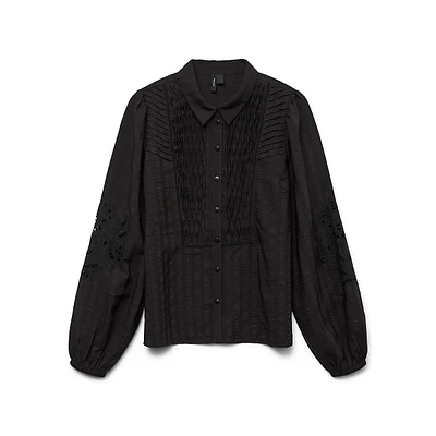 Beate Mixed-Weave Shirt