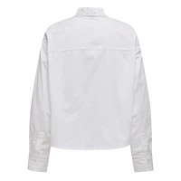 Siv Allover Rhinestones Button-Down Shirt