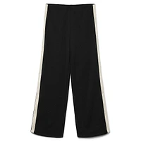 Berlin Mid-Waist Side-Stripe Pants