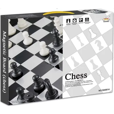 Tradeopia Glass Chess Set In Wooden Case: Universal Standard Chess Board  Game Set - Frosted And Clear Pieces And Glass Board 35.7 X 35.7 Cm