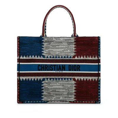 Pre-loved Large French Flag Book Tote