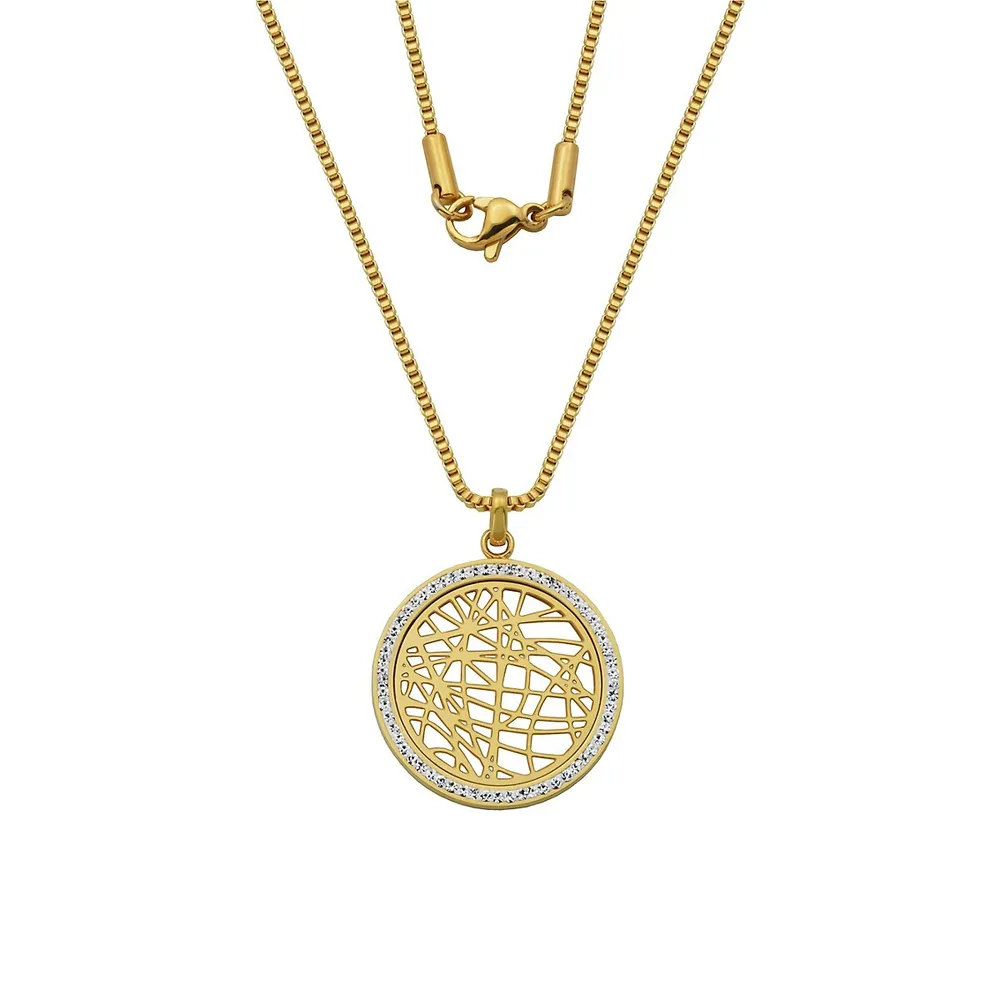 Circle Nest Pendant Necklace