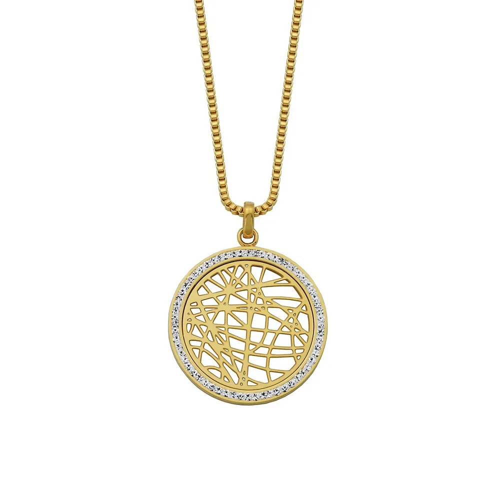 Circle Nest Pendant Necklace