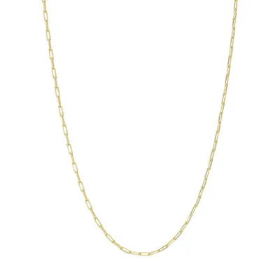 18K Goldplated Sterling Silver Cable-Chain Layering Necklace - 16-Inch