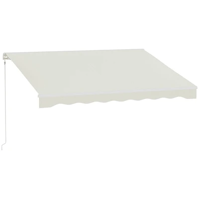 10'x8' Electric Retractable Awning Sun Shade Shelter